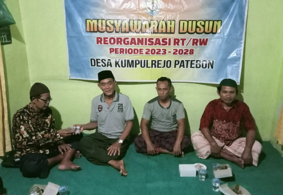 Musyawarah Dusun Reorganisasi RT 02 RW 01 Periode 2023 -2025